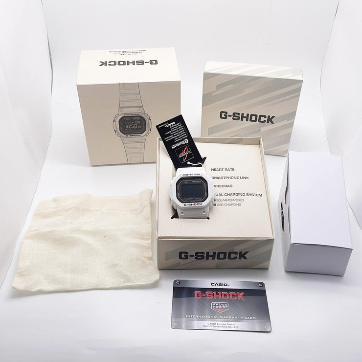 CASIO カシオ 時計 GSHOCK GSQUAD 5600 SERIES DWH56007JR ブラック ホワイト 樹脂（バイオマスプラスチック） メンズ デジタル 新品未使用展示品