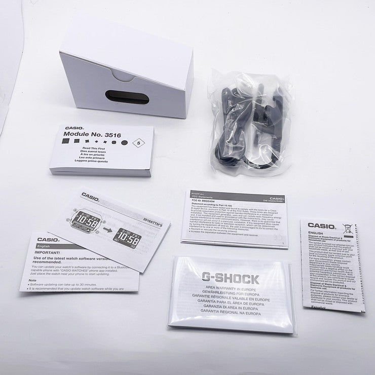 CASIO カシオ 時計 GSHOCK GSQUAD 5600 SERIES DWH56007JR ブラック ホワイト 樹脂（バイオマスプラスチック） メンズ デジタル 新品未使用展示品