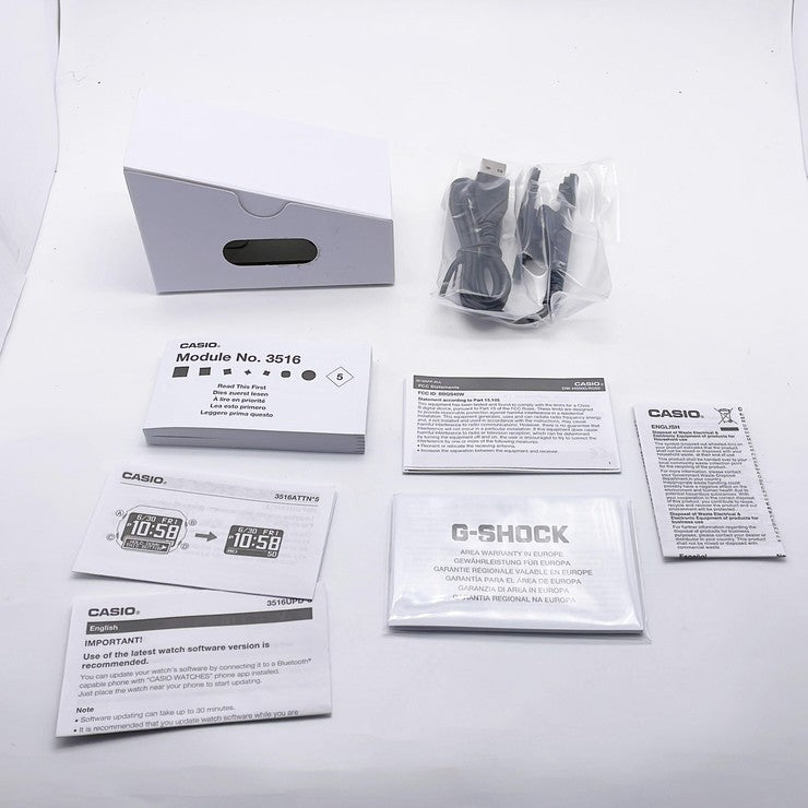 CASIO カシオ 時計 GSHOCK GSQUAD 5600 SERIES DWH56007JR ブラック ホワイト 樹脂（バイオマスプラスチック） メンズ デジタル 新品未使用展示品