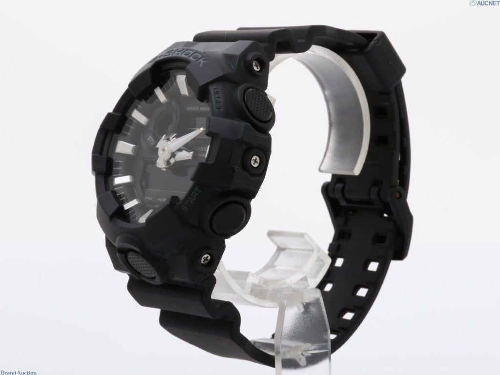 CASIO カシオ 腕時計 G-SHOCK ANALOG-DIGITAL GA-700 SERIES GA-700-1BJF ブラック系 樹脂 メンズ アナデジ 美品