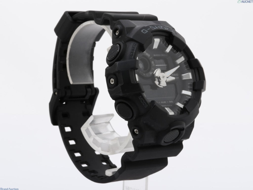 CASIO カシオ 腕時計 G-SHOCK ANALOG-DIGITAL GA-700 SERIES GA-700-1BJF ブラック系 樹脂 メンズ アナデジ 美品