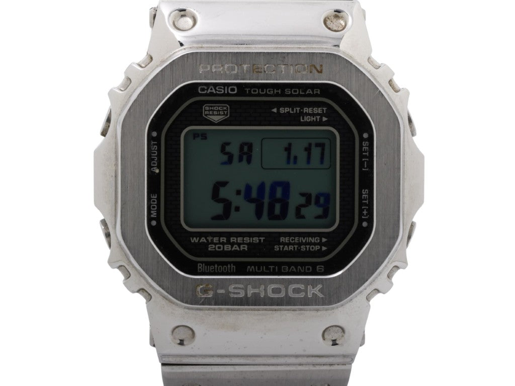 CASIO カシオ 腕時計 G-SHOCK FULL METAL 5000 SERIES GMW-B5000D-1JF ブラック シルバー系 ステンレススチール メンズ デジタル 美品