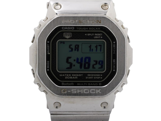 CASIO カシオ 腕時計 G-SHOCK FULL METAL 5000 SERIES GMW-B5000D-1JF ブラック シルバー系 ステンレススチール メンズ デジタル 美品