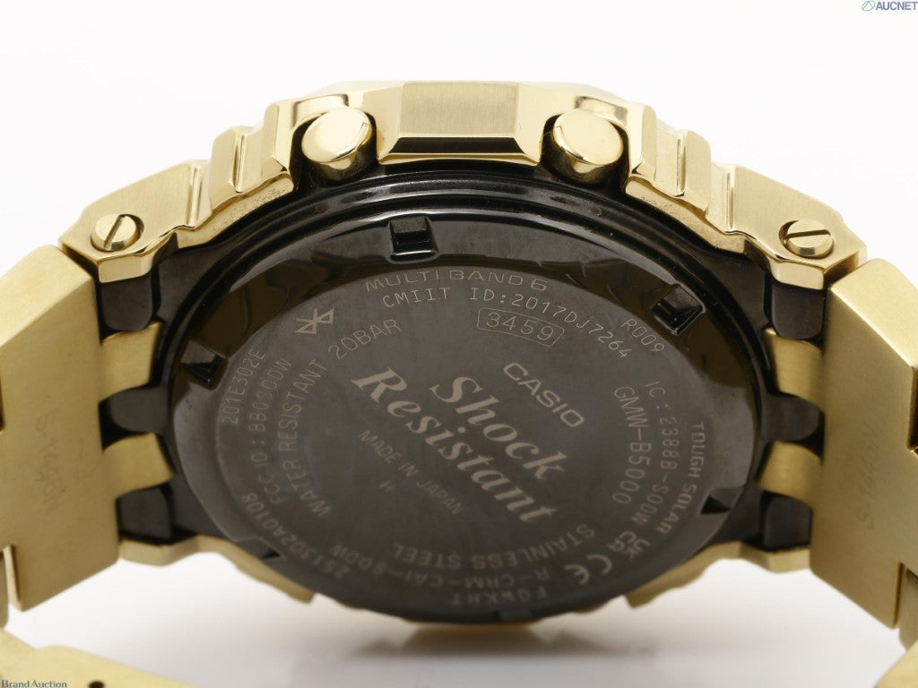 CASIO カシオ 腕時計 G-SHOCK FULL METAL 5000 SERIES GMW-B5000GD-9JF ブラック ゴールド系 ステンレススチール メンズ デジタル 新品未使用展示品