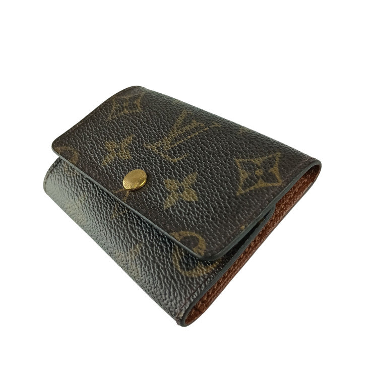 LOUIS VUITTON ルイヴィトン キーケース モノバンク ミュルティクレ6 M62630 ブラウン系 PVC レザー ユニセックス 6連 ゴールド金具 美品