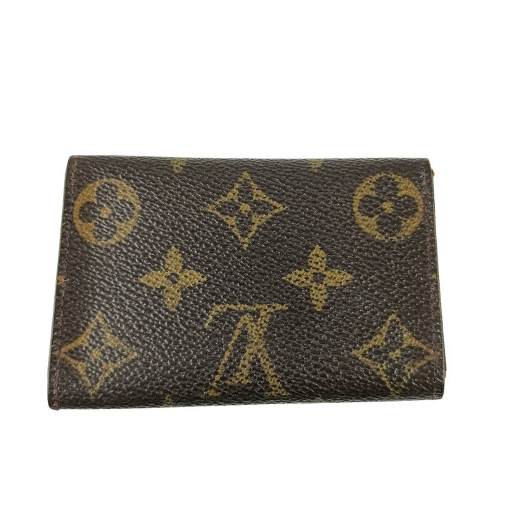 LOUIS VUITTON ルイヴィトン キーケース モノバンク ミュルティクレ6 M62630 ブラウン系 PVC レザー ユニセックス 6連 ゴールド金具 美品