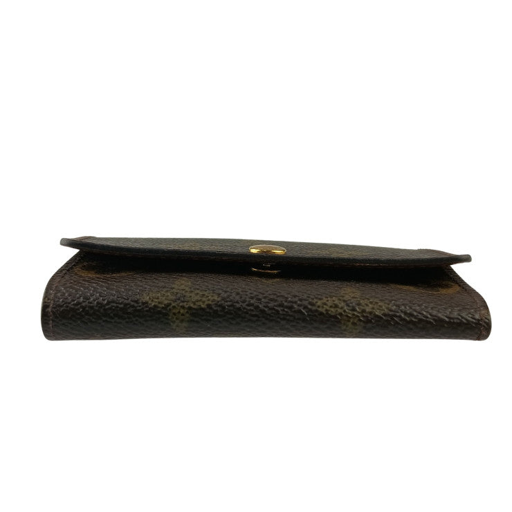 LOUIS VUITTON ルイヴィトン キーケース モノバンク ミュルティクレ6 M62630 ブラウン系 PVC レザー ユニセックス 6連 ゴールド金具 美品
