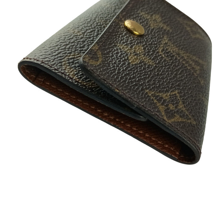 LOUIS VUITTON ルイヴィトン キーケース モノバンク ミュルティクレ6 M62630 ブラウン系 PVC レザー ユニセックス 6連 ゴールド金具 美品