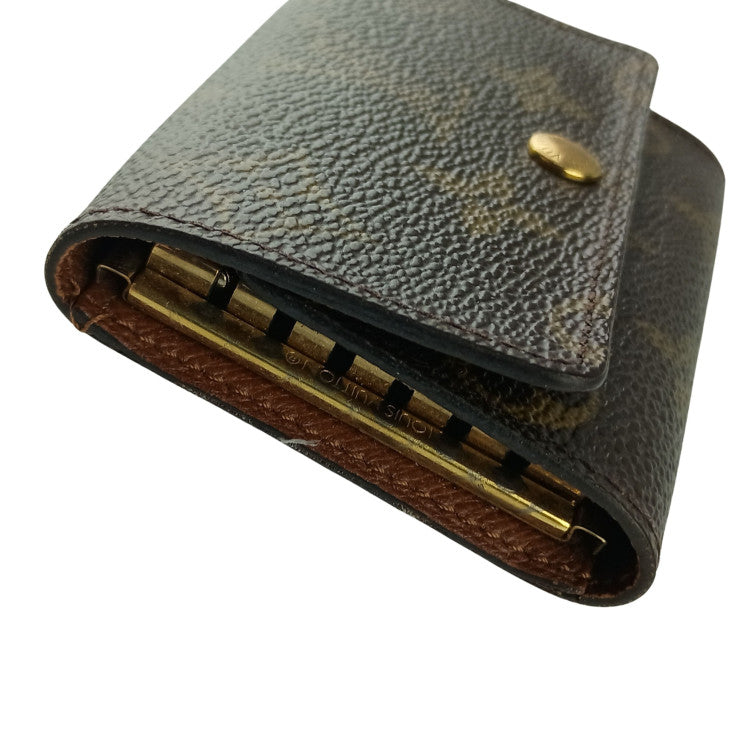 LOUIS VUITTON ルイヴィトン キーケース モノバンク ミュルティクレ6 M62630 ブラウン系 PVC レザー ユニセックス 6連 ゴールド金具 美品