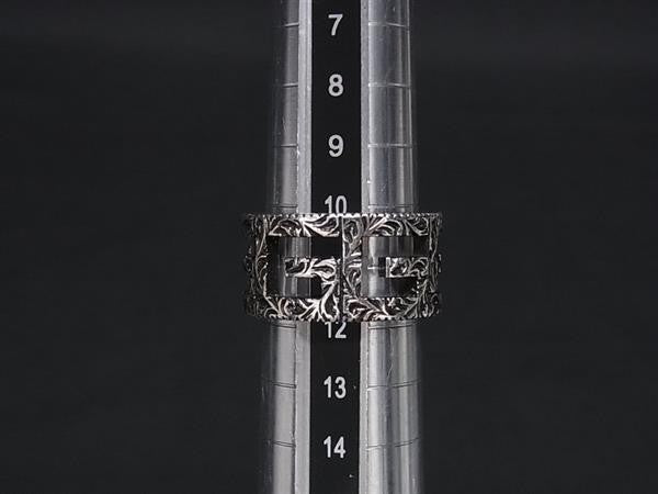 GUCCI グッチ リング 指輪 スクエアG アラベスク シルバー系 SV925 レディース 美品