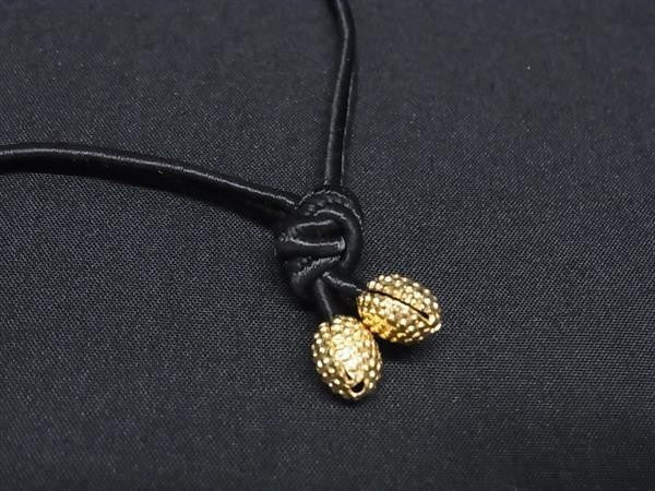 Baccarat バカラ ネックレス クリア×ブラック系 クリスタルガラス レディース ハート 美品