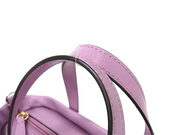 JIMMY CHOO ジミーチュウ ハンドバッグ ミニサラ ライトパープル系 レザー レディース スタースタッズ 2WAY ショルダーバッグ ゴールド金具 美品
