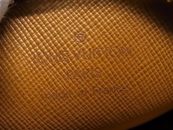 LOUIS VUITTON ルイヴィトン コインケース ポルトモネ ロン M92452 ベージュ系 モノグラムミニ ユニセックス ゴールド金具 美品