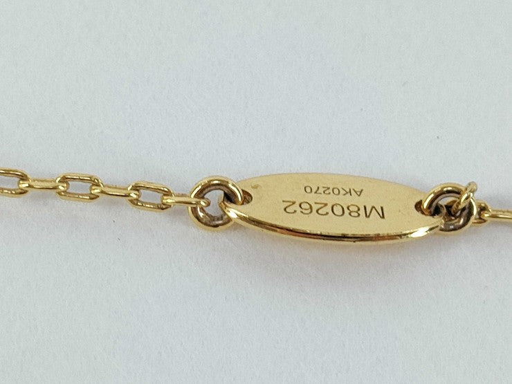 LOUIS VUITTON ルイヴィトン ネックレス コリエ LVスターライト M80262 ゴールド系 メタル レディース 美品