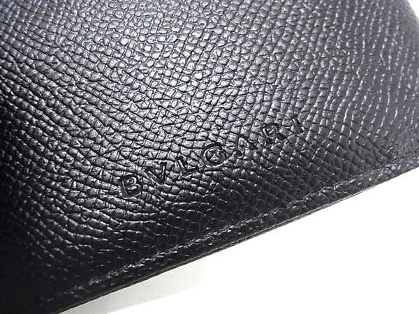 BVLGARI ブルガリ 長財布 クラシコ 20308 ブラック系 グレインレザー メンズ 二つ折り 札入れ 新品未使用展示品
