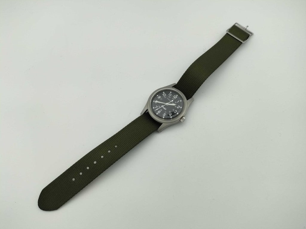 HAMILTON ハミルトン 時計 カーキ 9415A ブラック文字盤 カーキ系 ステンレス レディース 美品