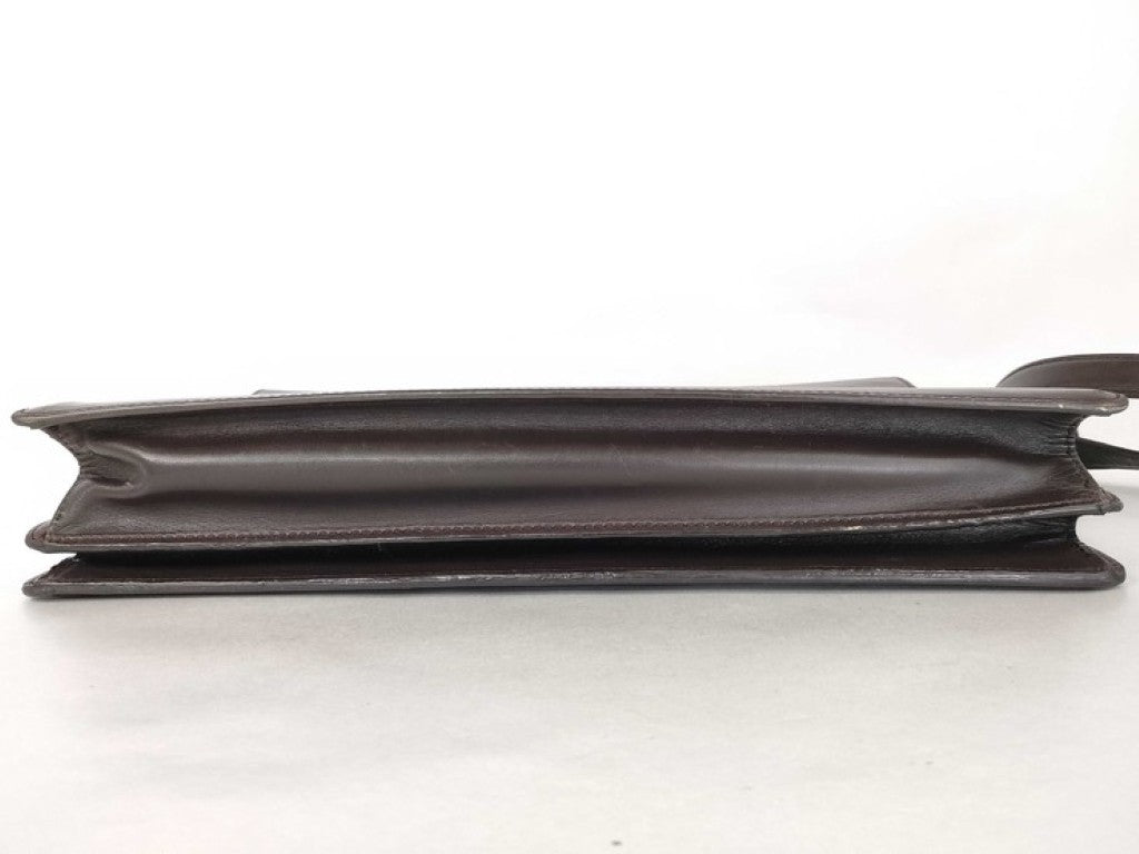 GUCCI グッチ ビジネスバッグ 282517 ブラウン系 レザー メンズ 2WAY シルバー金具