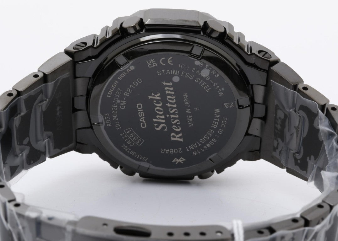 CASIO カシオ 時計 G-SHOCK FULL METAL 2100 Series GM-B2100BD-1AJF ブラック系 ステンレススチール メンズ アナデジ 新品未使用展示品