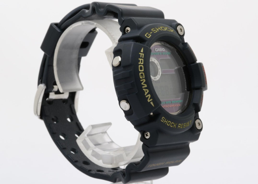 CASIO カシオ 時計 G-SHOCK FROGMAN フロッグマン GW-200 グレー系 樹脂 チタン メンズ デジタル 美品