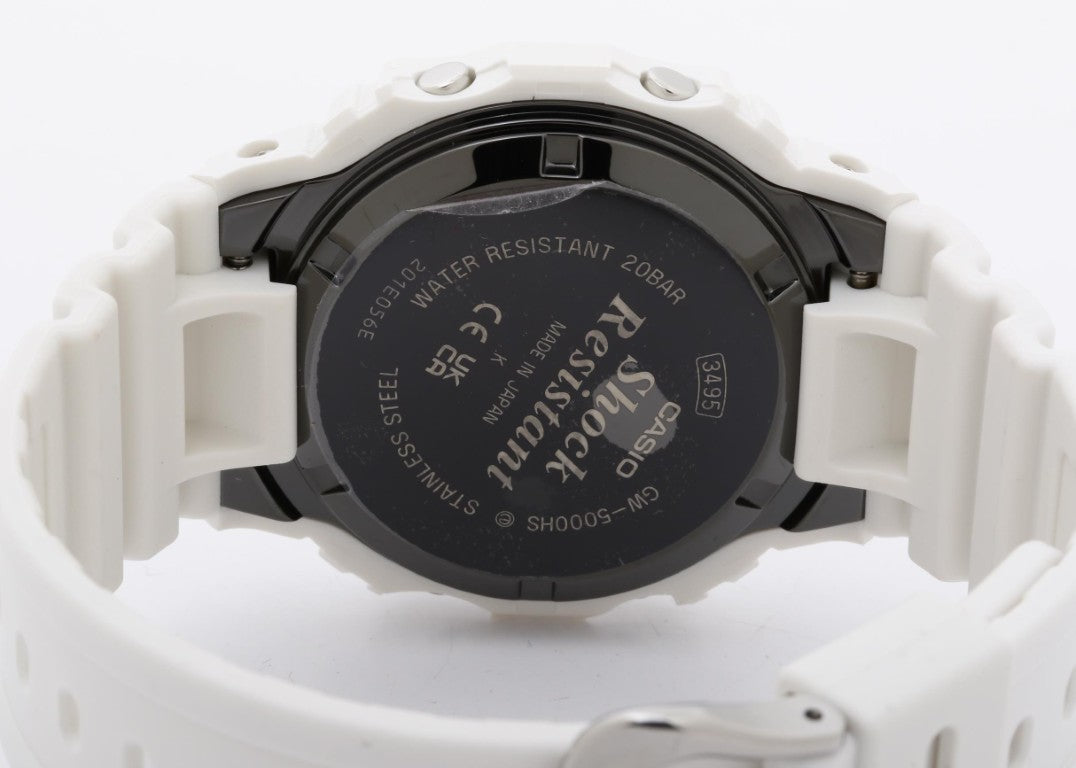 CASIO カシオ 時計 G-SHOCK DIGITAL 5000 SERIES GW-5000HS-7JF ブラック ホワイト系 ステンレススチール／樹脂（バイオマスプラスチック） メンズ デジタル 新品未使用展示品