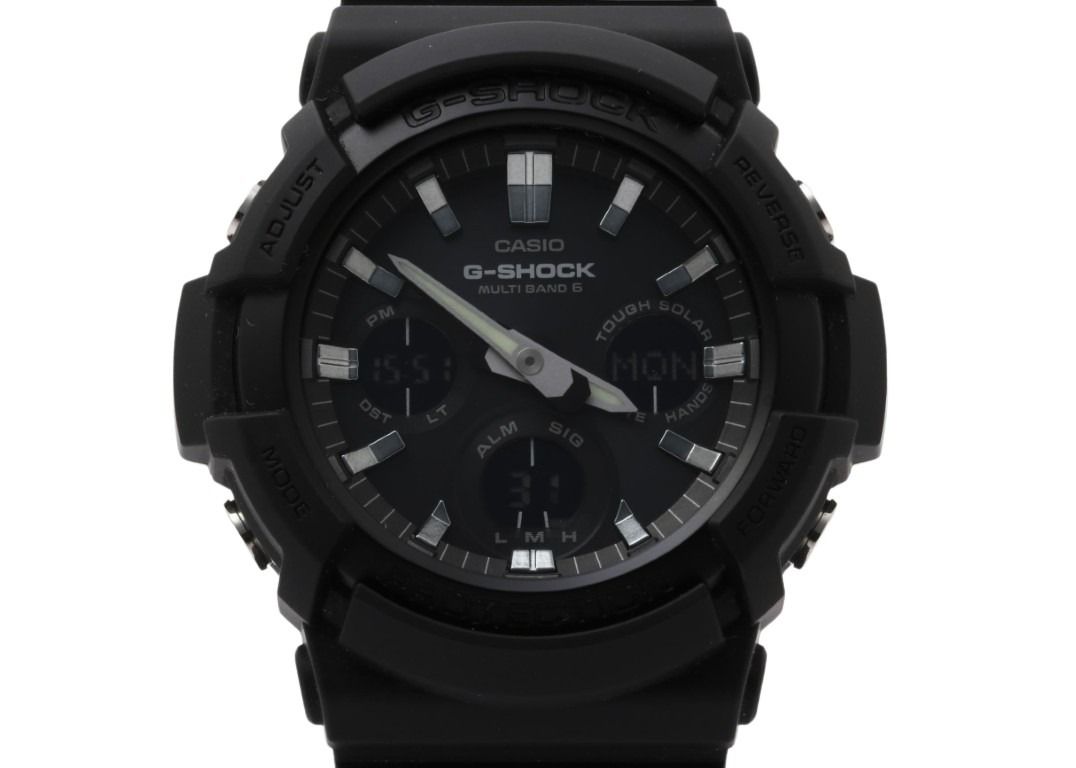 CASIO カシオ 時計 G-SHOCK ANALOG-DIGITAL GAW-100 SERIES GAW-100B-1AJF ブラック系 樹脂／アルミ メンズ アナデジ 超美品