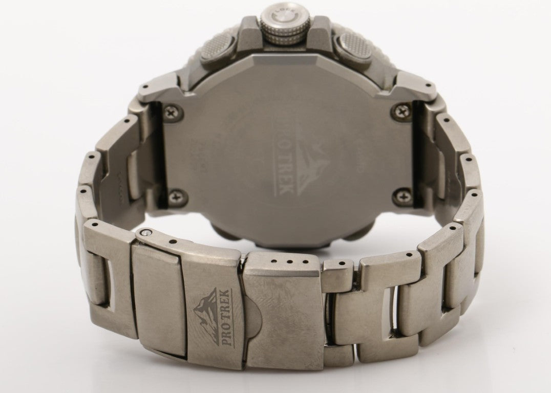 CASIO カシオ 時計 PRO TREK プロトレック Climber Line PRW-50T-7AJF ブラック シルバー系 樹脂／ステンレススチール メンズ アナデジ 美品