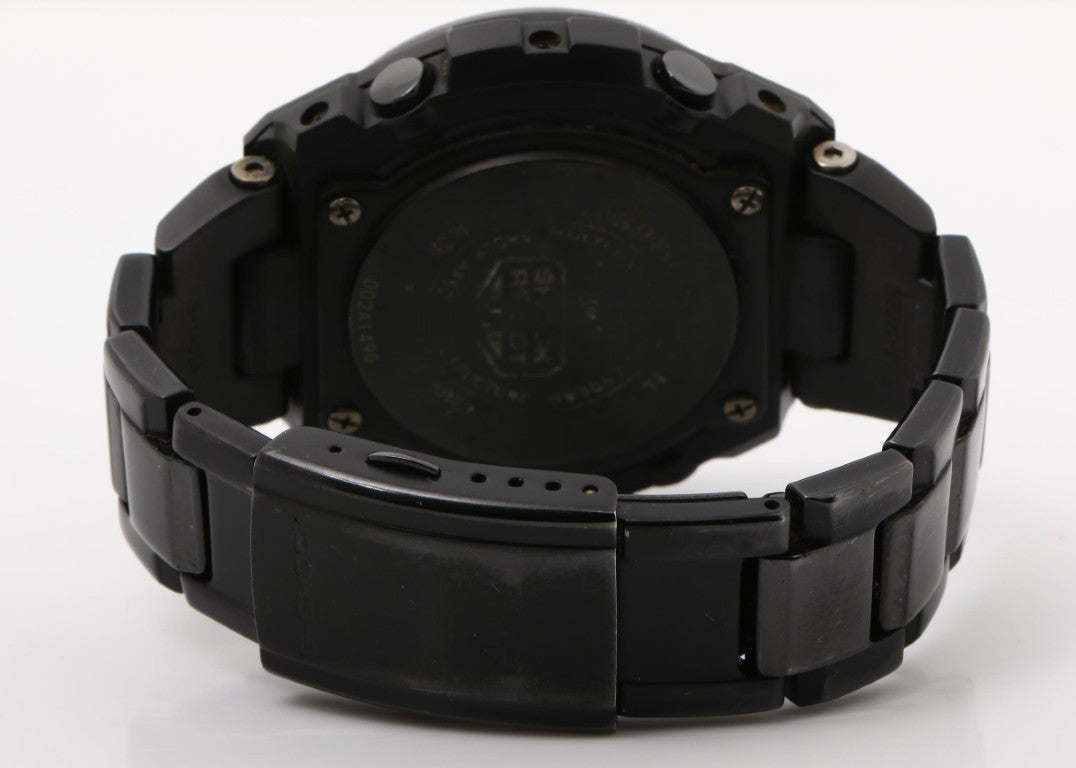 CASIO カシオ 時計 G-SHOCK G-STEEL GST-W110BD-1BJF ブラック系 ステンレススチール メンズ アナデジ 美品