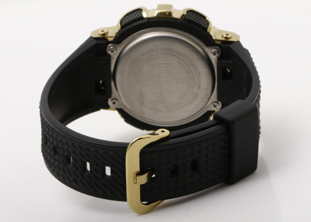 CASIO カシオ 時計 G-SHOCK ANALOG-DIGITAL 110 SERIES GM-110G ブラック ゴールド系 樹脂／ステンレススチール メンズ アナログ 美品