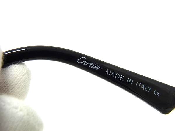 Cartier カルティエ サングラス パンテール ブラック クリアブラックグラデーション メタル ユニセックス シールド型