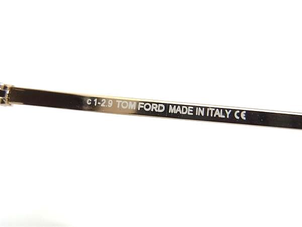 TOM FORD トムフォード サングラス TF749 ブラック ゴールド クリアブラック プラスチック メンズ 新古未使用展示品