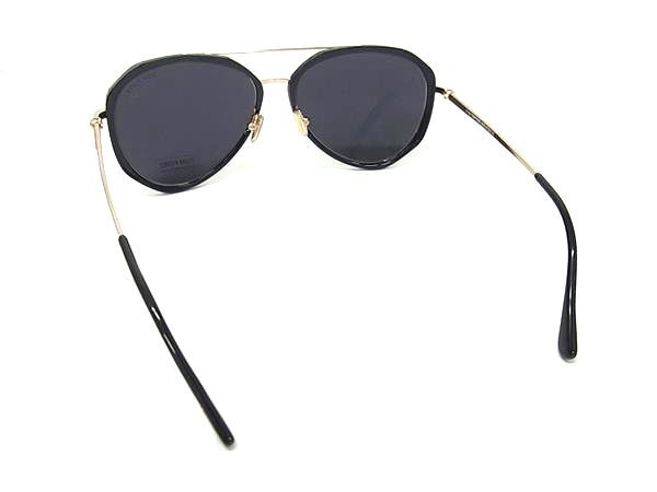 TOM FORD トムフォード サングラス TF749 ブラック ゴールド クリアブラック プラスチック メンズ 新古未使用展示品