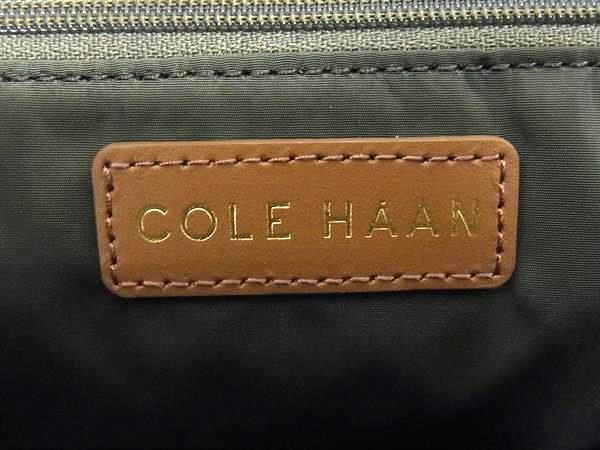 COLE HAAN コールハーン ハンドバッグ シャレー ラージ トート カーキ ナイロン レディース 2WAY 超美品