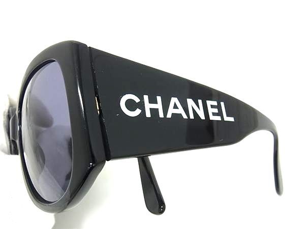 CHANEL シャネル サングラス 05249 ブラック系 クリアブルー プラスチック ユニセックス 美品