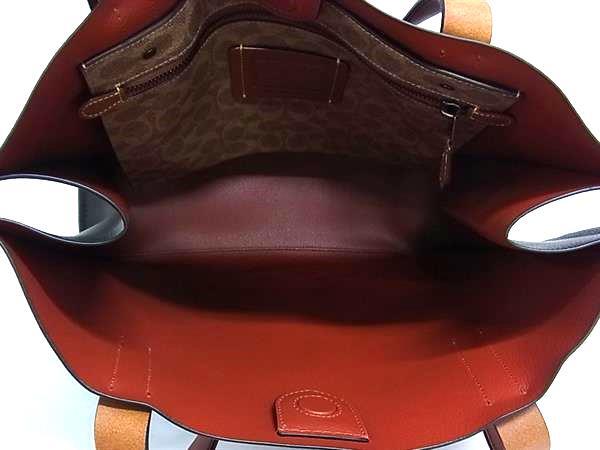COACH コーチ トートバッグ リレートート CH756 ブラック ブラウン レザー ユニセックス 超美品