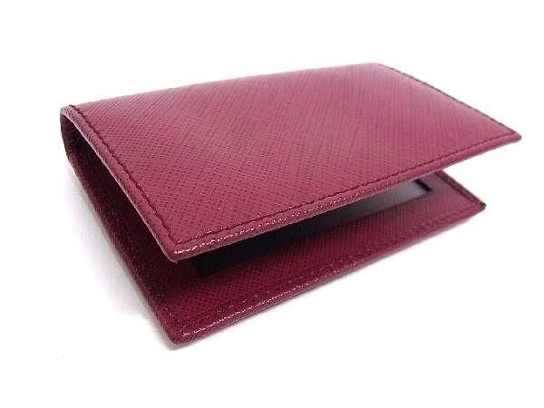 Salvatore Ferragamo フェラガモ カードケース ガンチーニ パスケース 22 C234 ワインレッド系 レザー レディース ゴールド金具 新品未使用展示品