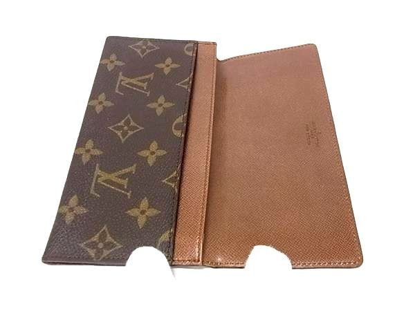 LOUIS VUITTON ルイヴィトン 長財布 モノグラム ポルト 円（Porte Yen） M61820 ブラウン PVC レザー メンズ 二つ折り 札入れ
