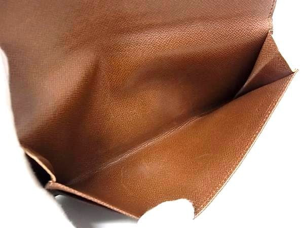LOUIS VUITTON ルイヴィトン 長財布 モノグラム ポルト 円（Porte Yen） M61820 ブラウン PVC レザー メンズ 二つ折り 札入れ