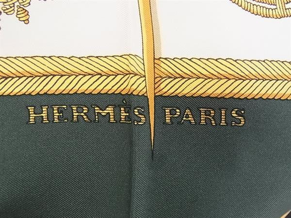 HERMES エルメス スカーフ カレ90 Les Armes de Paris パリの紋章 マルチカラー シルク100% レディース 大判 超美品