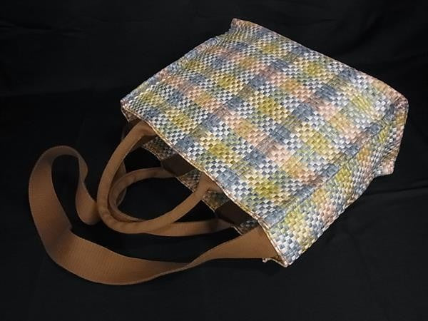 MARNI マルニ ハンドバッグ EASTWEST スモール トートバッグ SHMP0077U5 マルチカラー ラフィア レディース 2WAY ショルダーバッグ 美品