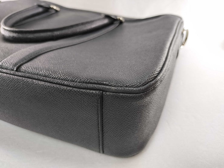COACH コーチ ビジネスバッグ ペリー スリム ブリーフケース F59057 ネイビー レザー メンズ
