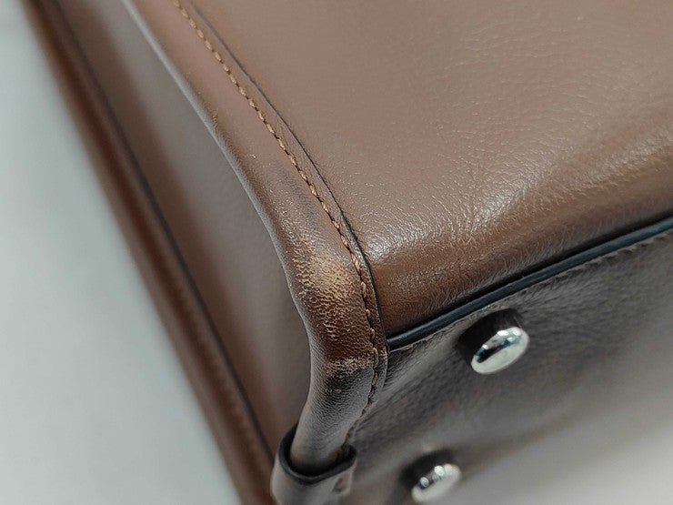 COACH コーチ ビジネスバッグ ボンド F72309 ブラウン系 レザー メンズ