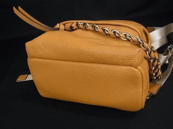 MICHAEL KORS マイケルコース リュック オレンジ系 レザー レディース デイパック バックパック 美品