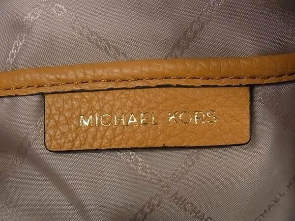 MICHAEL KORS マイケルコース リュック オレンジ系 レザー レディース デイパック バックパック 美品