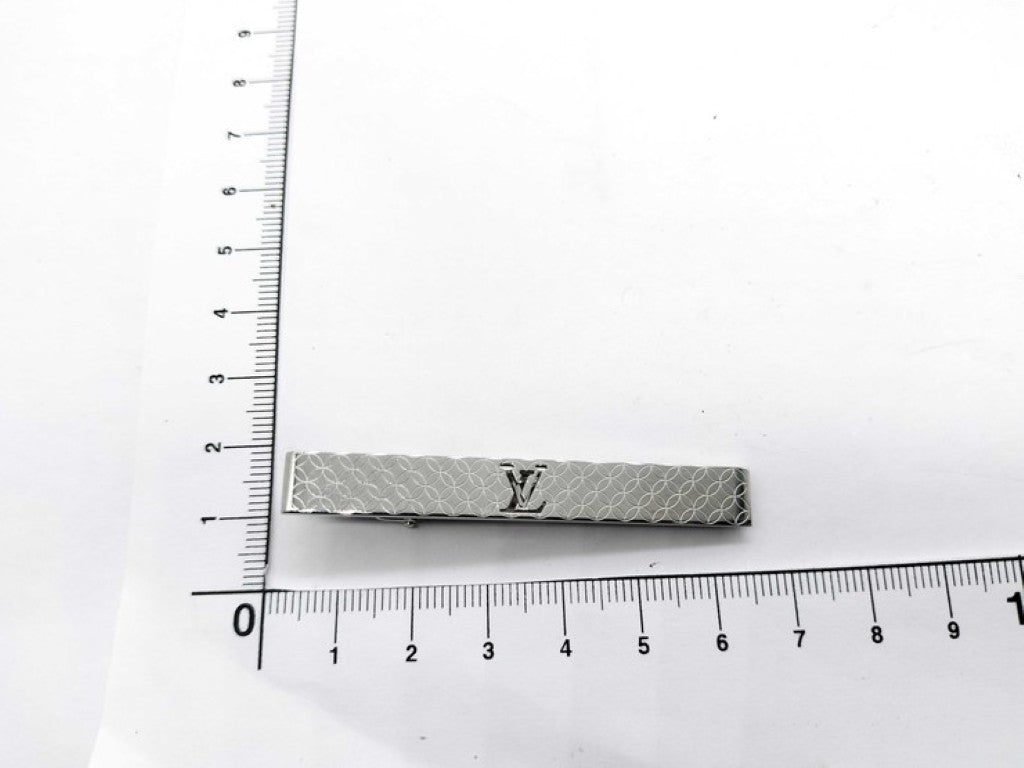 LOUIS VUITTON ルイヴィトン ネクタイピン パンス クラヴァット シャンゼリゼ M65042 シルバー系 メタル メンズ 美品