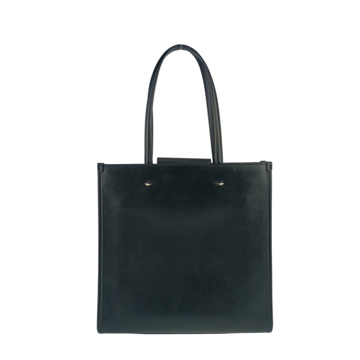 JIMMY CHOO ジミーチュウ トートバッグ N/S TOTE M ブラック系 レザー レディース 美品