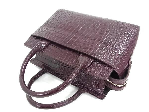 Paul Smith ポールスミス ハンドバッグ 2WAYバッグ PWR412 ワイン系 クロコ型押しレザー レディース ショルダーバッグ ゴールド金具 新品未使用展示品