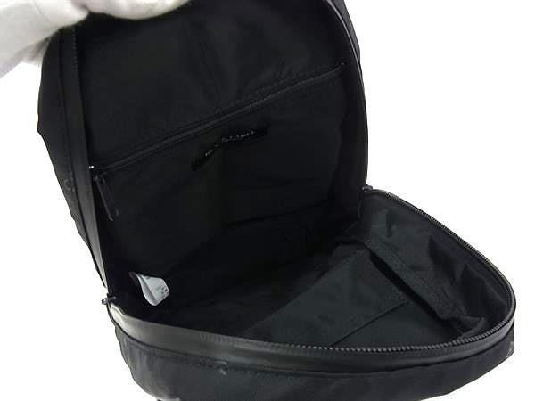 BLACKLABEL CRESTBRIDGE ブラックレーベル クレストブリッジ ボディバッグ ロゴプリント 51145505 ブラック系 ナイロン レザー メンズ ショルダーバッグ 新品未使用展示品
