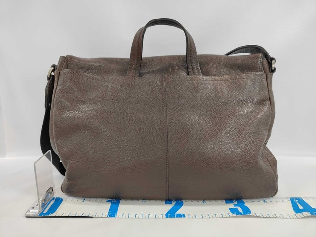 COACH コーチ ビジネスバッグ トランスアトランティック F70367 ブラウン系 レザー メンズ 2WAY ハンドバッグ ショルダーバッグ
