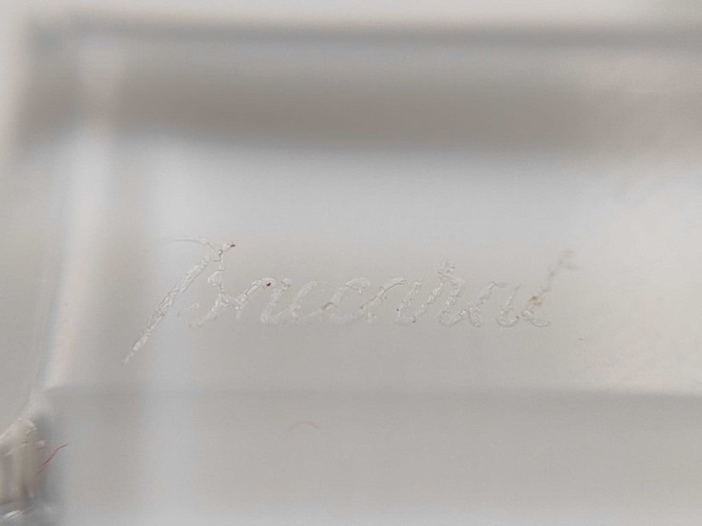 Baccarat バカラ ネックレス クロス クリア系 クリスタル レディース 美品