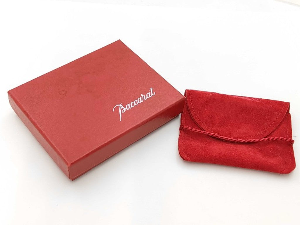 Baccarat バカラ ネックレス クロス クリア系 クリスタル レディース 美品